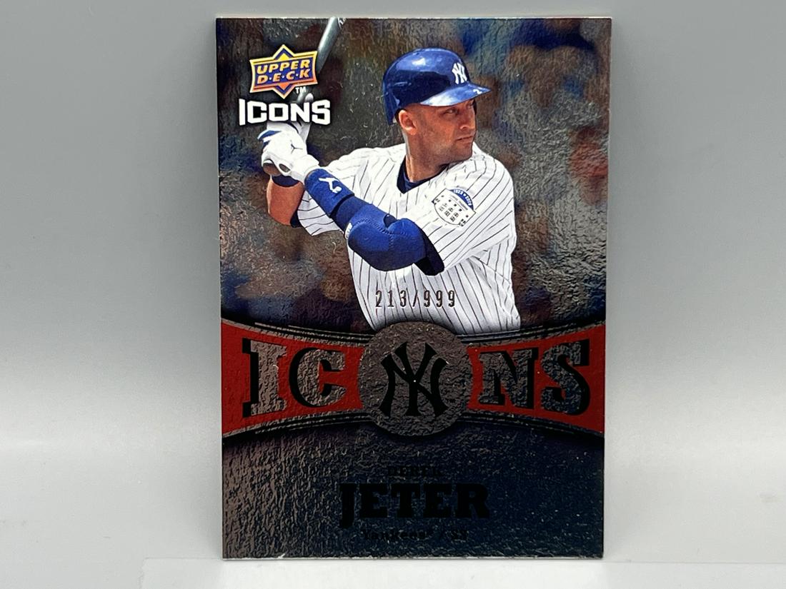 2009 Upper Deck Icons Derek Jeter #213/999 (1 of 2)