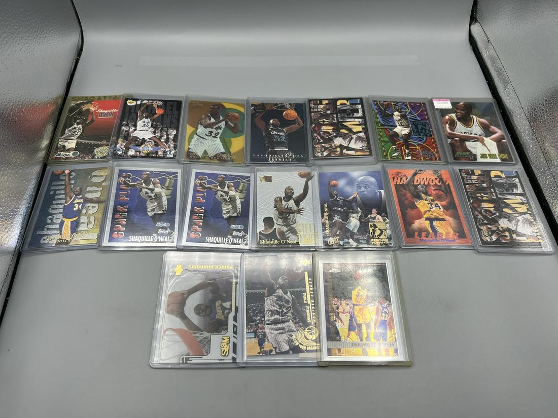 Lot of (17) Shaquille O'Neal Basketball Cards W/ Inserts & Rookies (1 of 4)