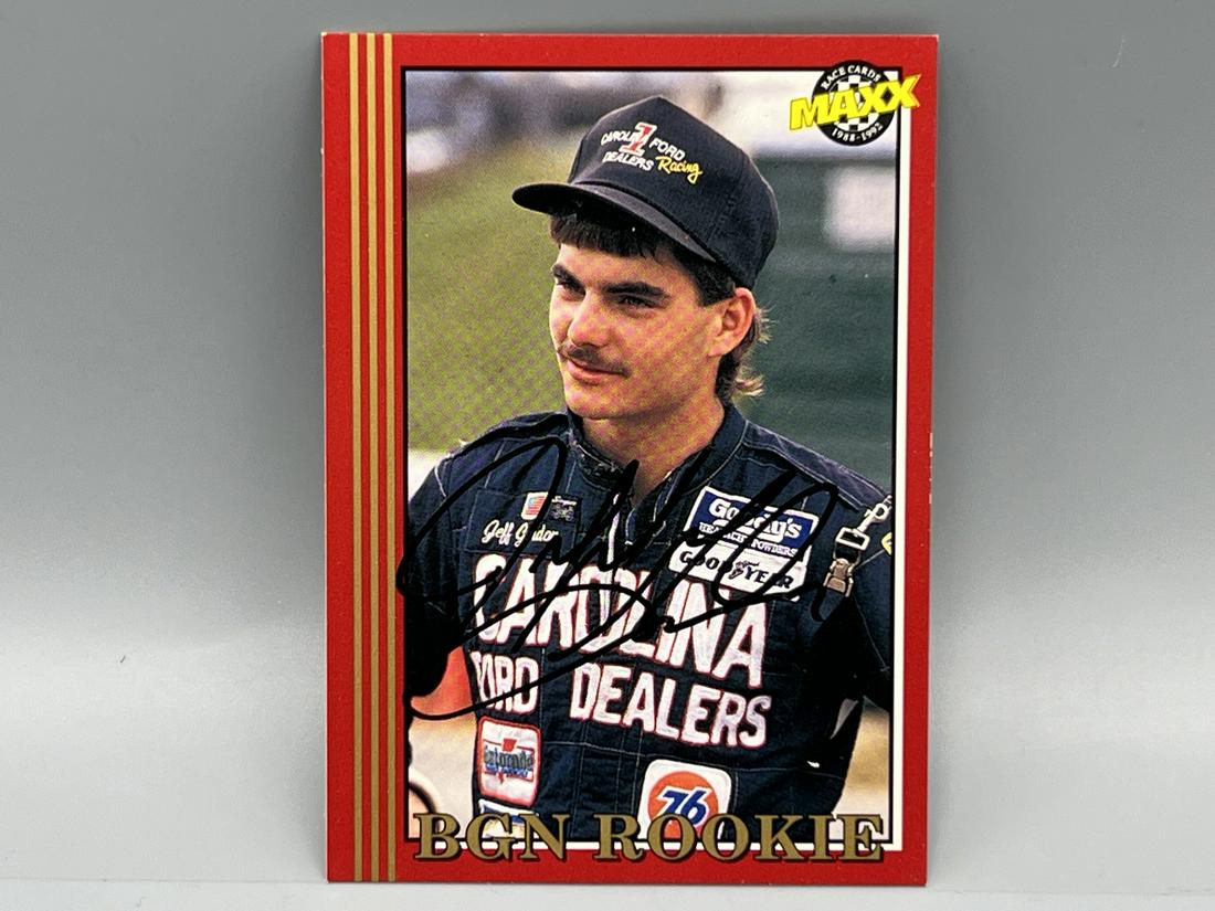 1992 Maxx Jeff Gordon Signed Card - No COA (1 of 2)