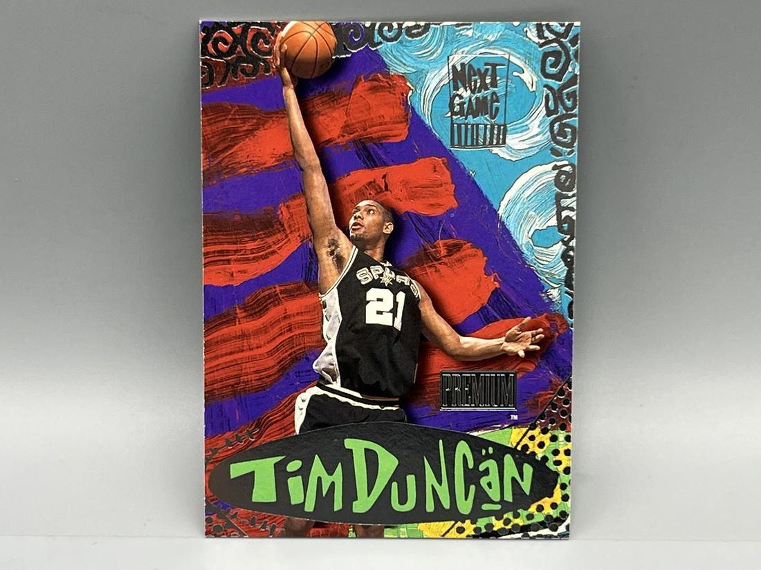 1997-98 Skybox Premium Tim Duncan Next Game RC Insert #7 (1 of 2)