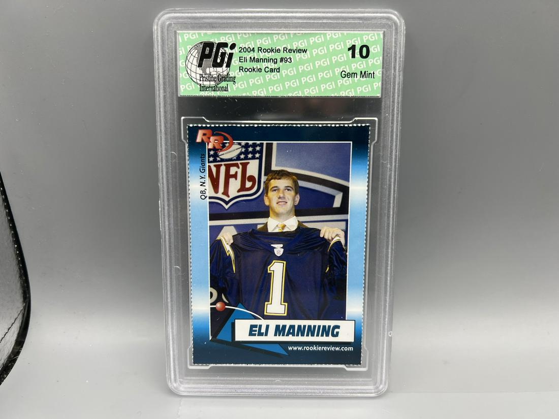 2004 Rookie Review Eli Manning RC #93 PGI Grading 10 (1 of 2)