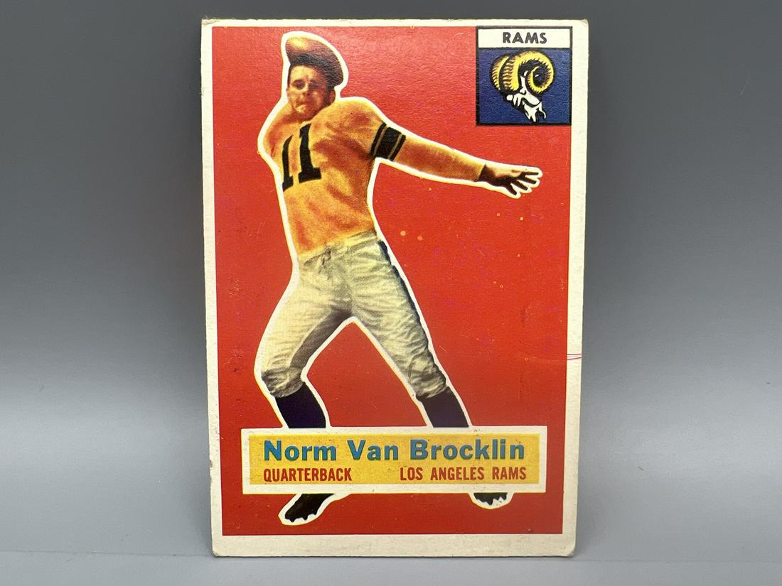 1956 Topps Norm Van Brocklin #6 (1 of 2)