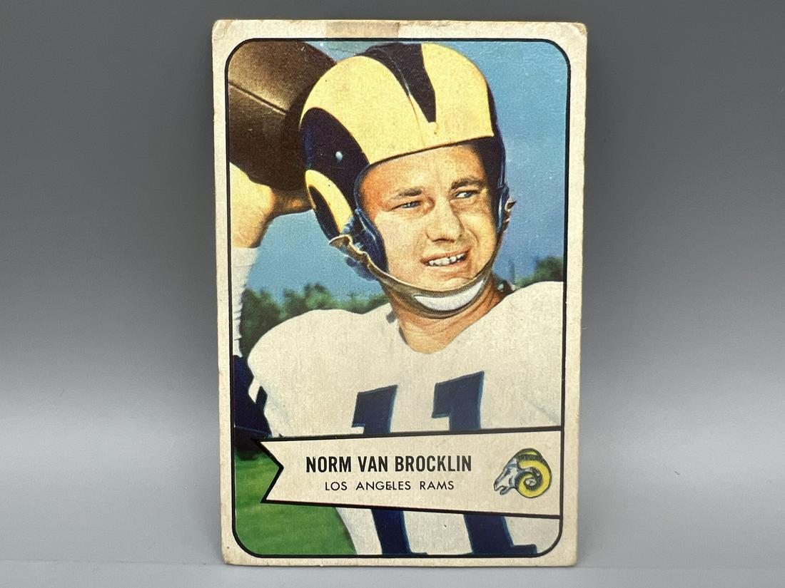 1954 Bowman Norm Van Brocklin #8 (1 of 2)
