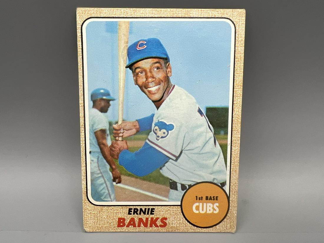 1968 Topps Ernie Banks #355: 1968 Topps Ernie Banks #355
