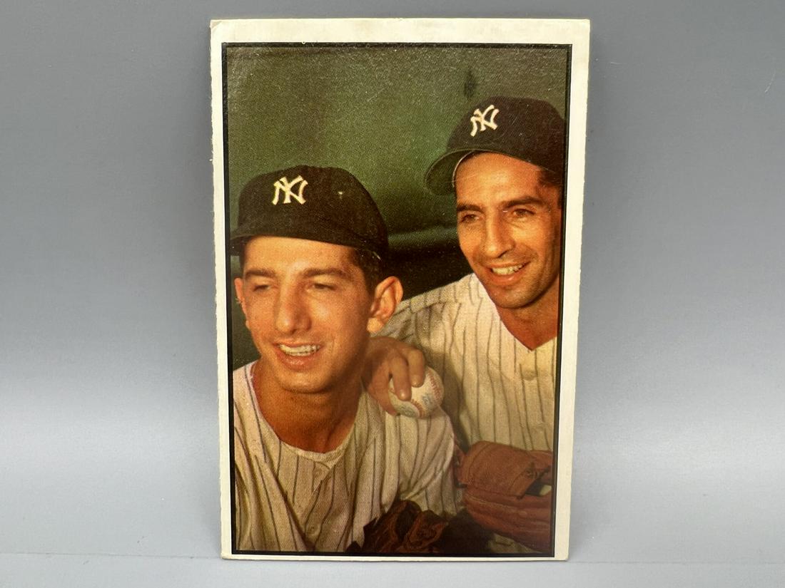 1953 Bowman Color Phil Rizzuto & Billy Martin #93: 1953 Bowman Color Phil Rizzuto & Billy Martin #93