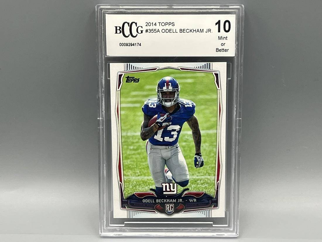 2014 Topps Odell Beckham Jr. RC #355 BCCG Mint or Better 10 (1 of 2)