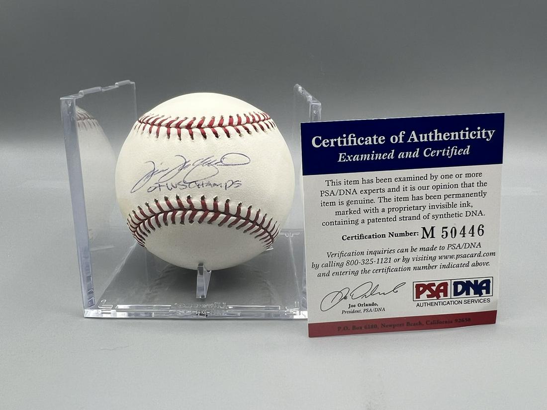 Tim Wakefield Official MLB Signed WS Champs Inscription Baseball W/ PSA/DNA Certification (1 of 4)
