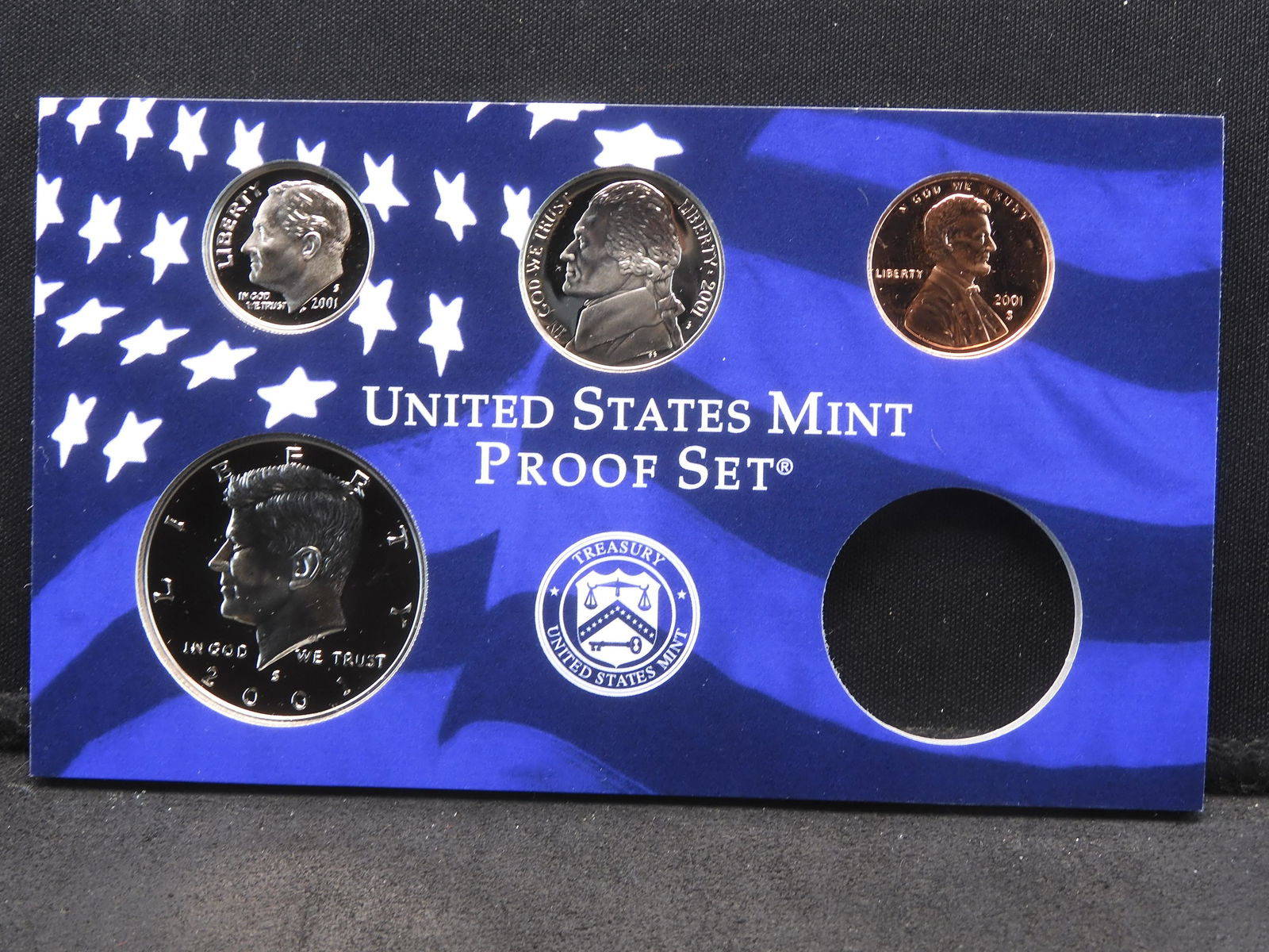 Partial 2001-S Proof Set Missing the Quarter (1 of 4)