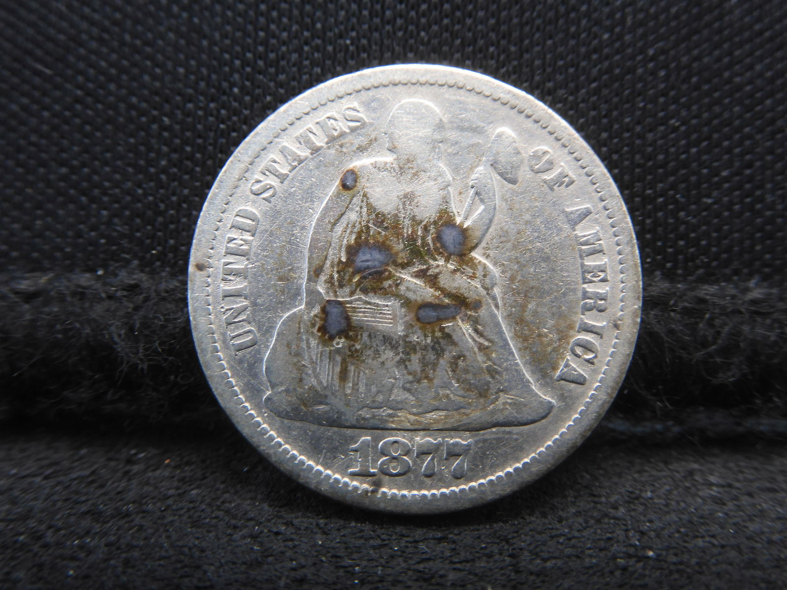 1877 Seated Liberty Dime - Tough Type! (1 of 2)