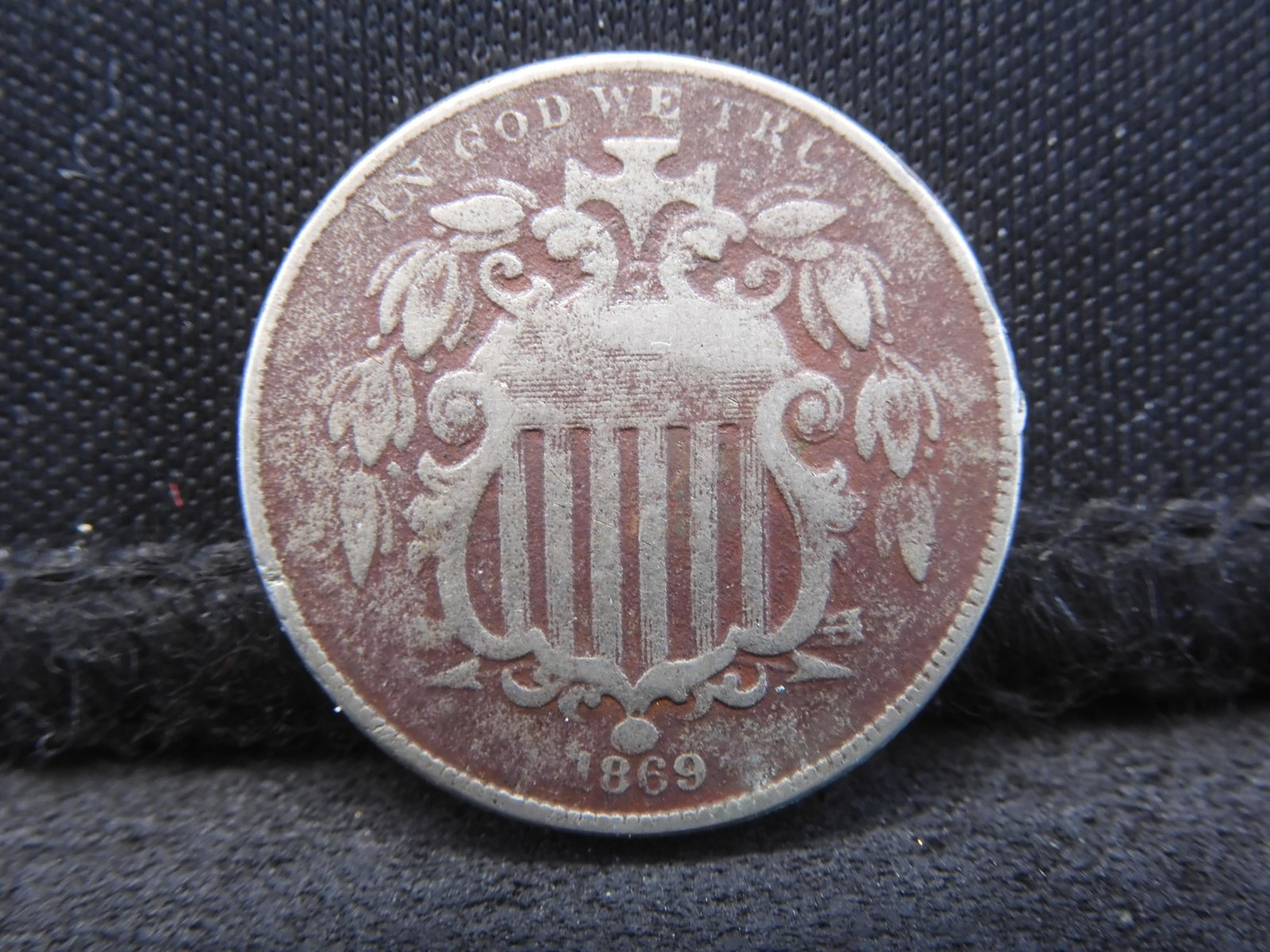 1869 Shield Nickel: 1869 Shield Nickel