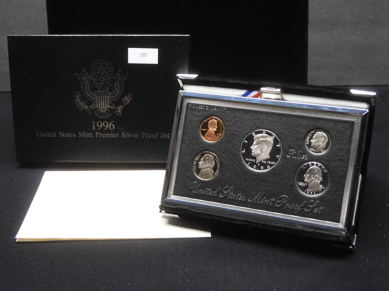 1996-S Premier SILVER Proof Set OGP (1 of 4)