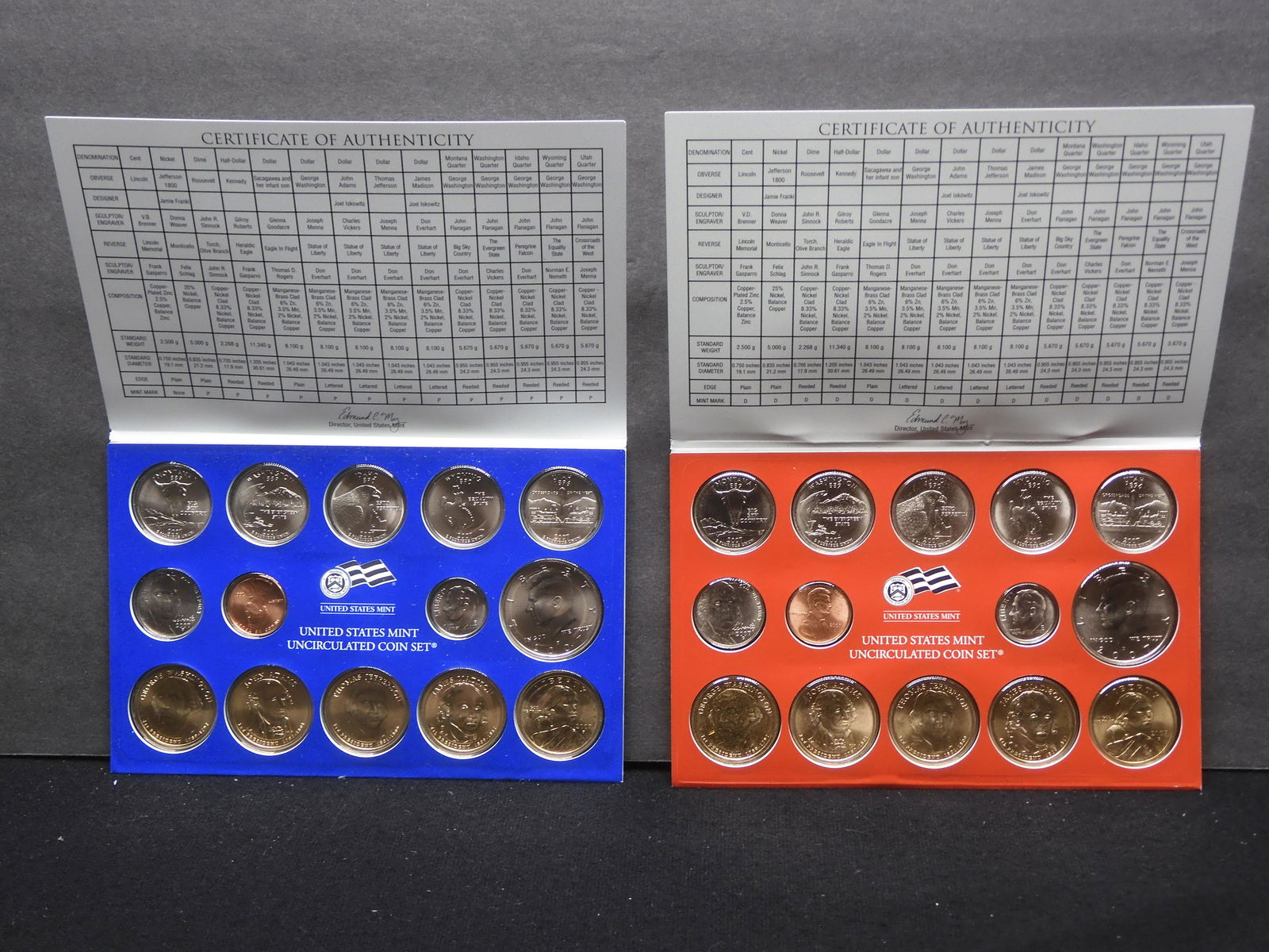 2007-P&D Uncirculated Mint Set OGP (1 of 7)