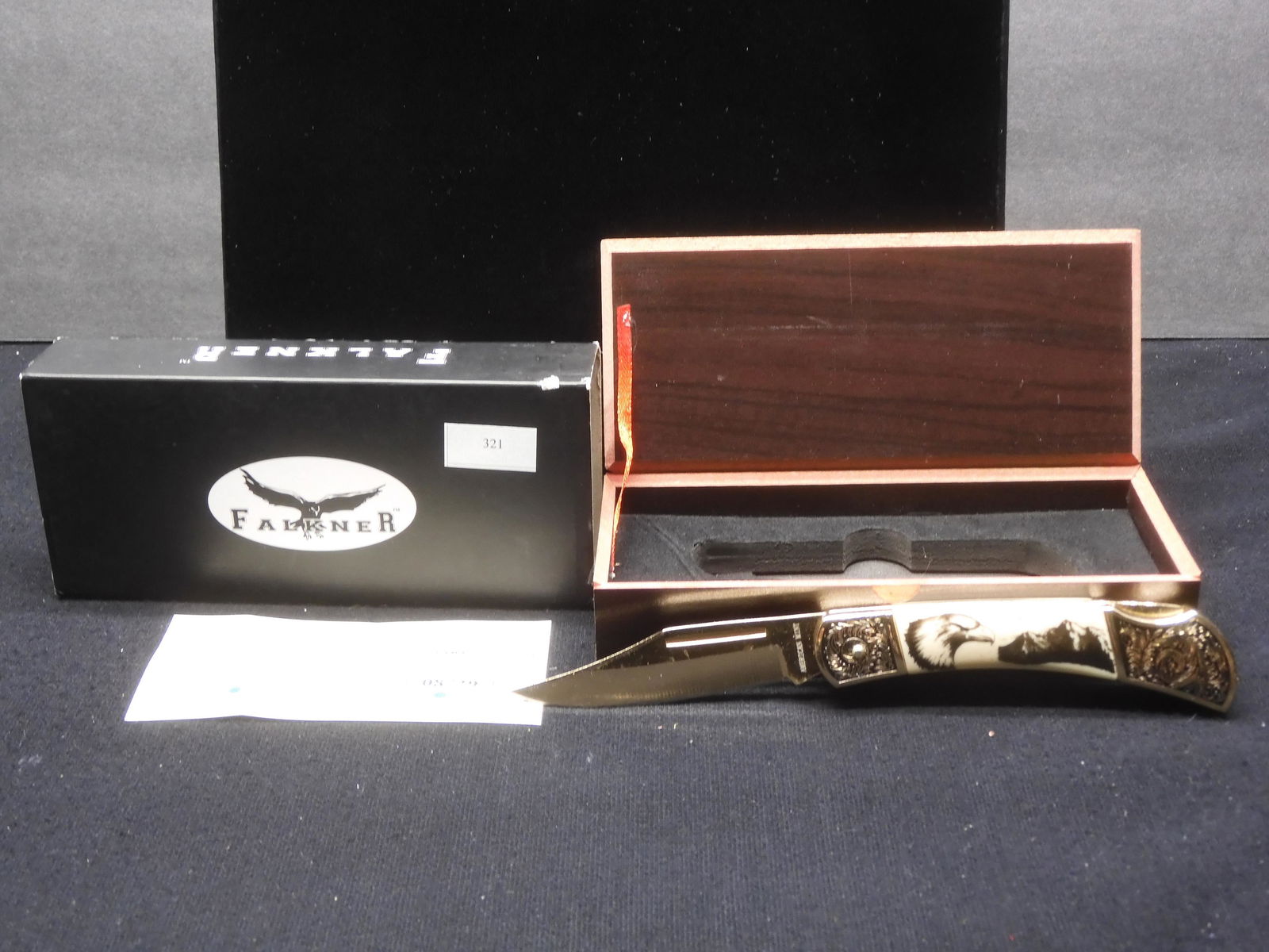 American Wildlife Anniv. Pocket Knife w/ COA by Falkner & Case (1 of 11)