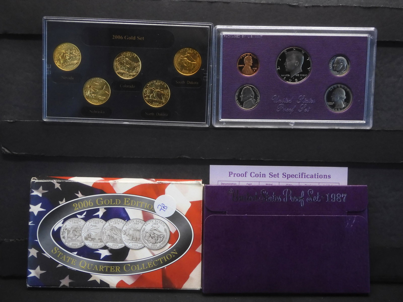1987-S Proof Set + 2006 State Quarters (1 of 6)