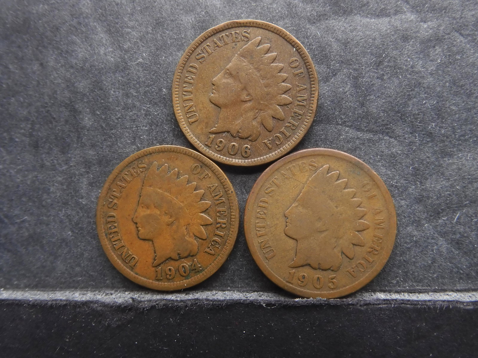 1904,1905,1906 Indian Head Cents (1 of 2)