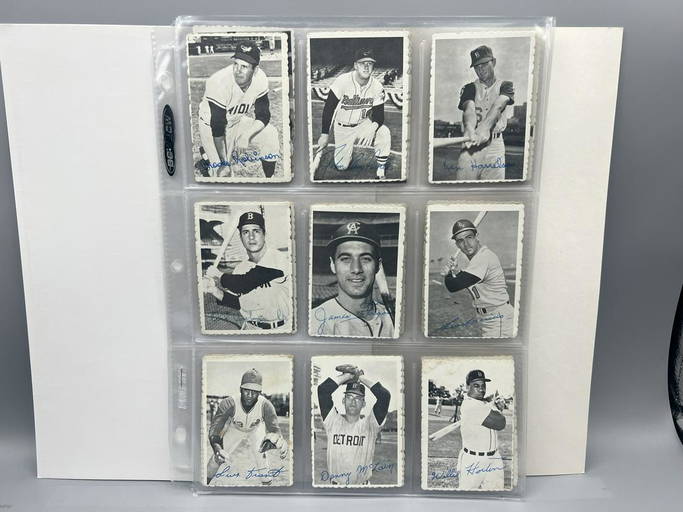 1969 Topps Deckle Edge Baseball Complete Set Varying Conditions
