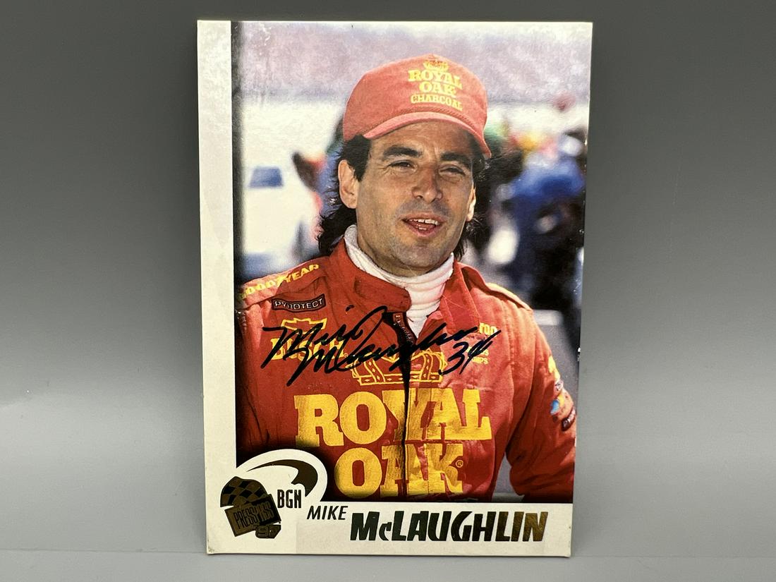 1997 Press Pass Authentic Mike McLaughlin Auto #28 (1 of 2)