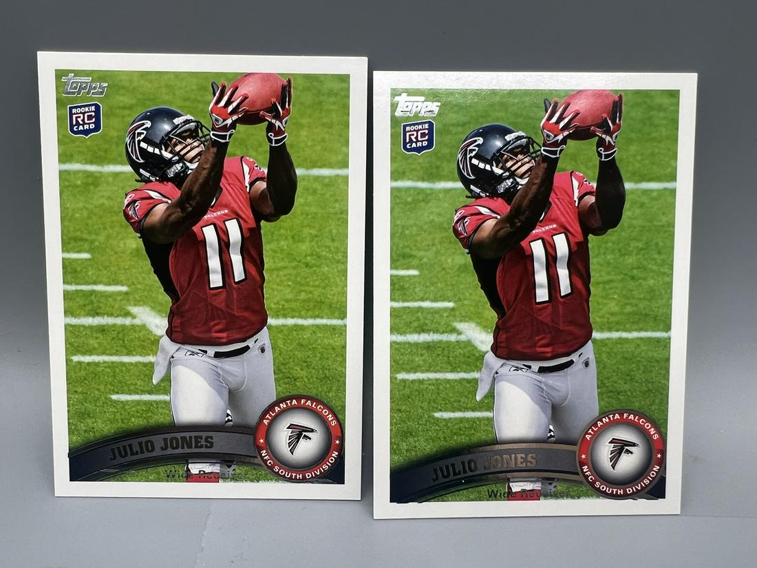 Lot of (2) 2011 Topps Julio Jones RC #350 (1 of 2)
