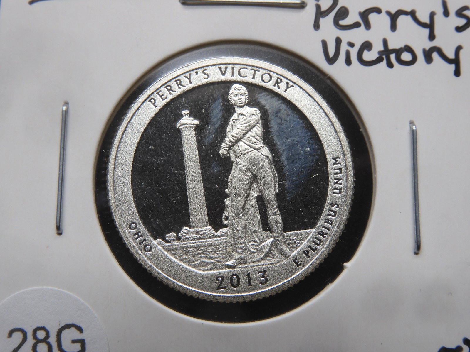 2013-S 90% SILVER PROOF Perry's Victory ATB 25c.: 2013-S 90% SILVER PROOF Perry's Victory ATB 25c.