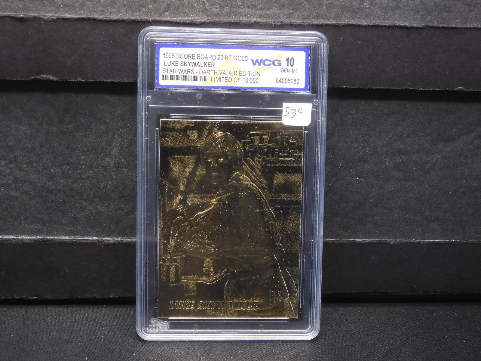 Star Wars, Luke Skywalker-23KT Gold, Sealed, Darth Vader Edition, limited to 10K mintage (1 of 4)