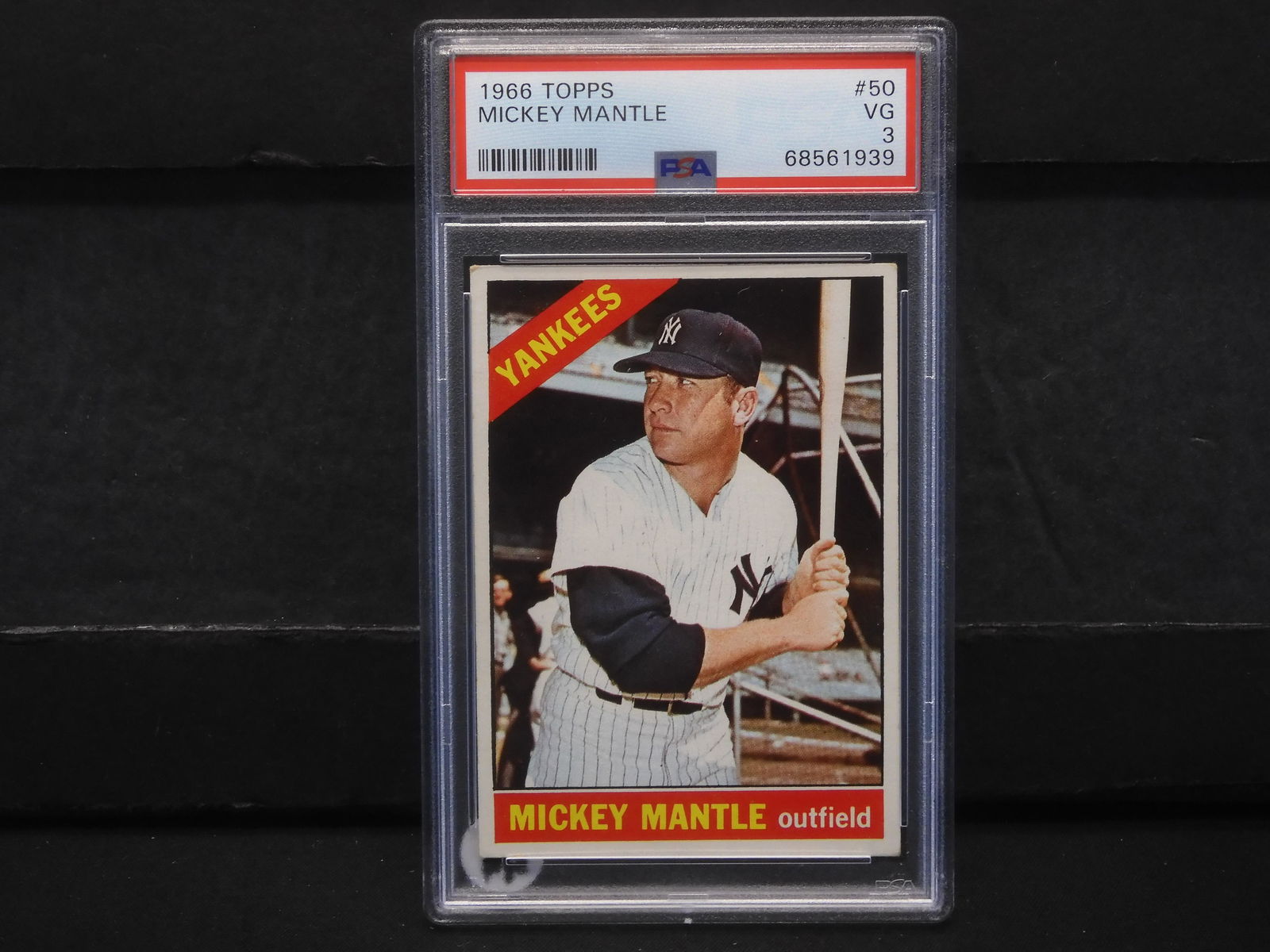 1966 Topps Mickey Mantle #50 Graded (1 of 3)