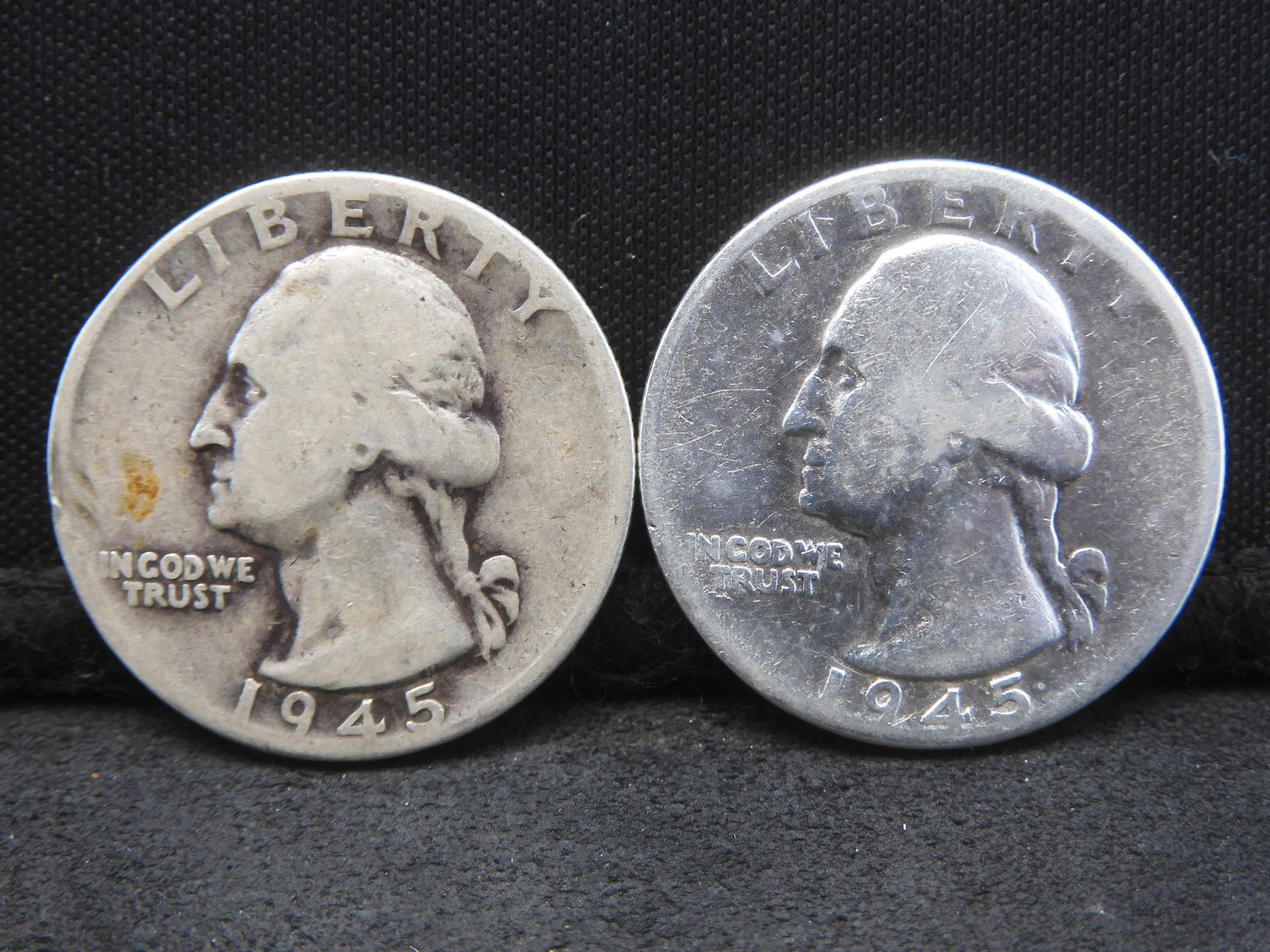 (2) 1945-D Washington Quarters (1 of 2)