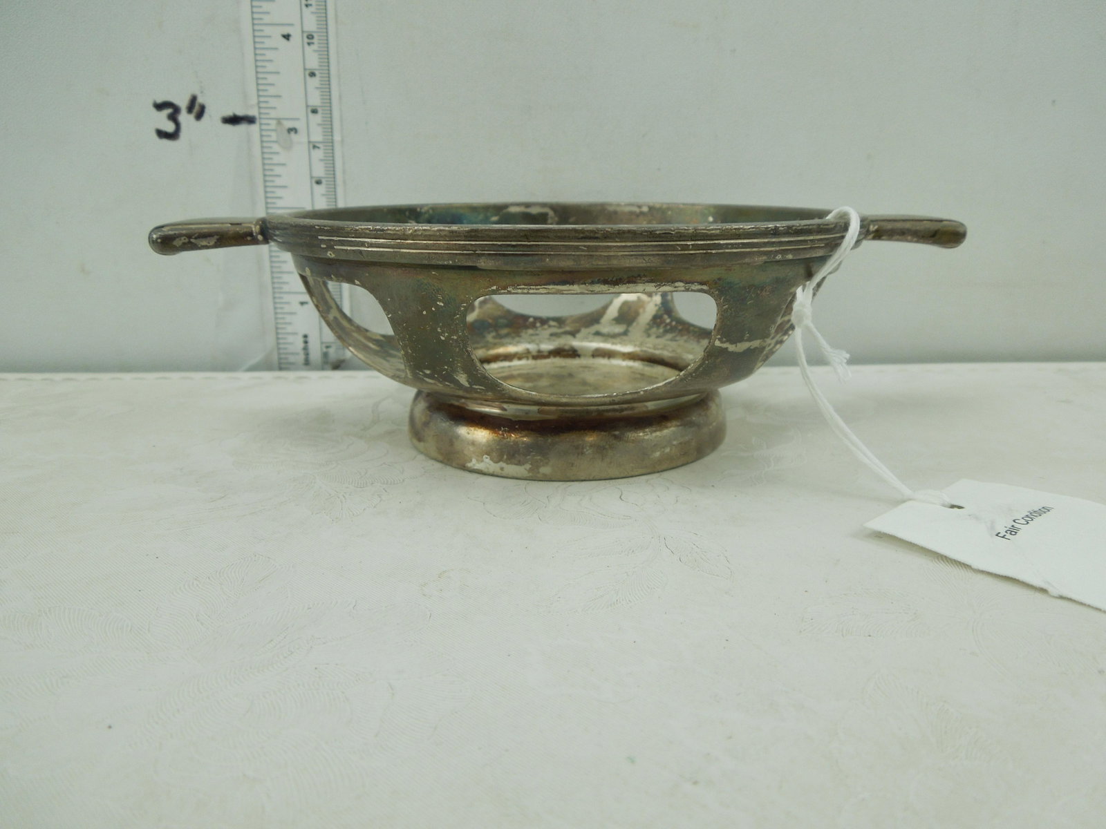 C &NW RY International Silver Soup Frame: C &NW RY International Silver Soup Frame