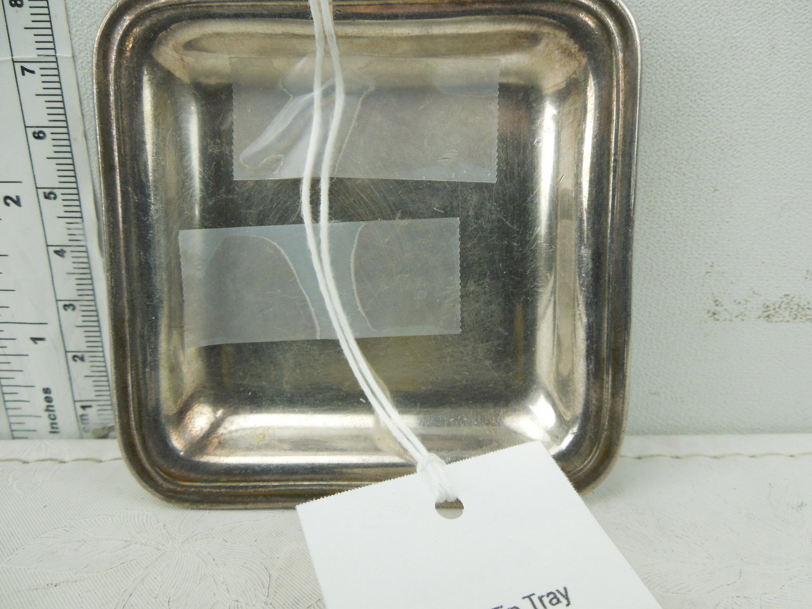 NYC-West Reed & Barton Butter Pat/Tip Tray: NYC-West Reed & Barton Butter Pat/Tip Tray