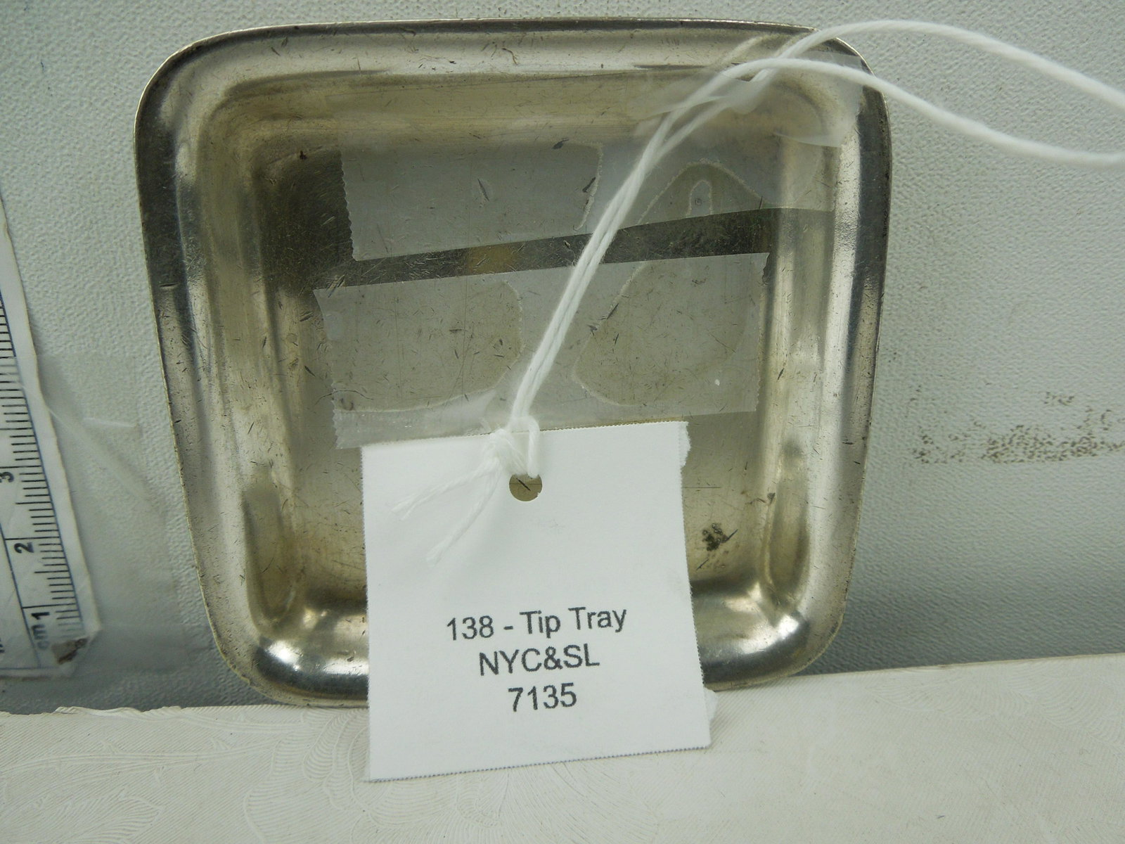 NYSTL&CRR Reed Barton Butter Pat/Tip Tray: NYSTL&CRR Reed Barton Butter Pat/Tip Tray