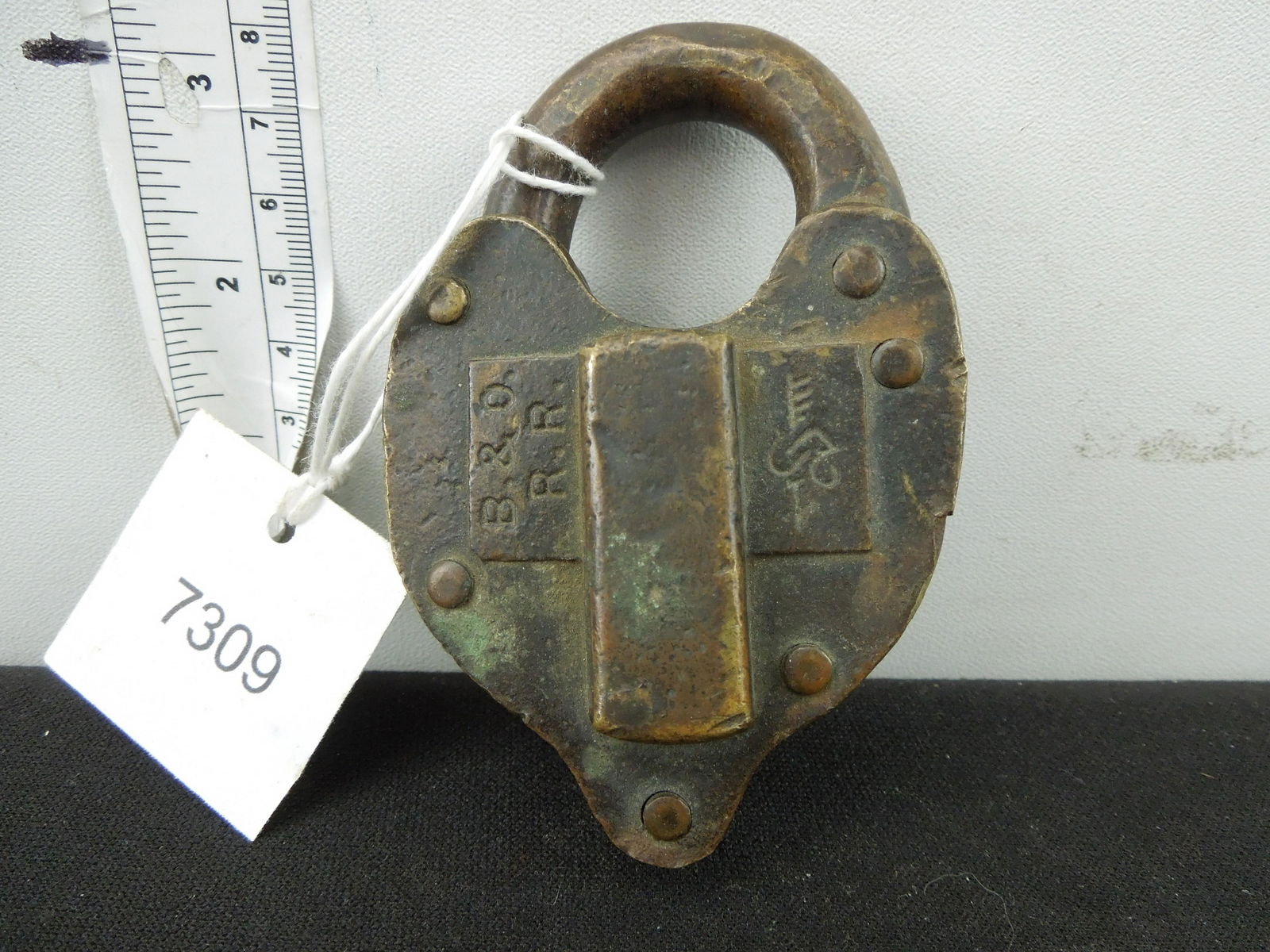 F&S  HDW CO Brass Padlock (1 of 3)