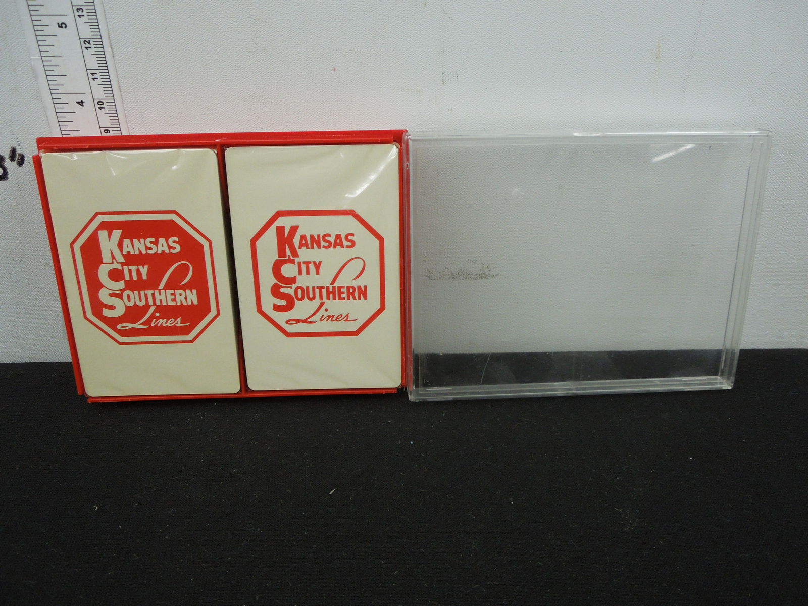 Kansas City Southern Lines Two Decks of Playing Cards , Sealed in One Plastic Case (1 of 2)