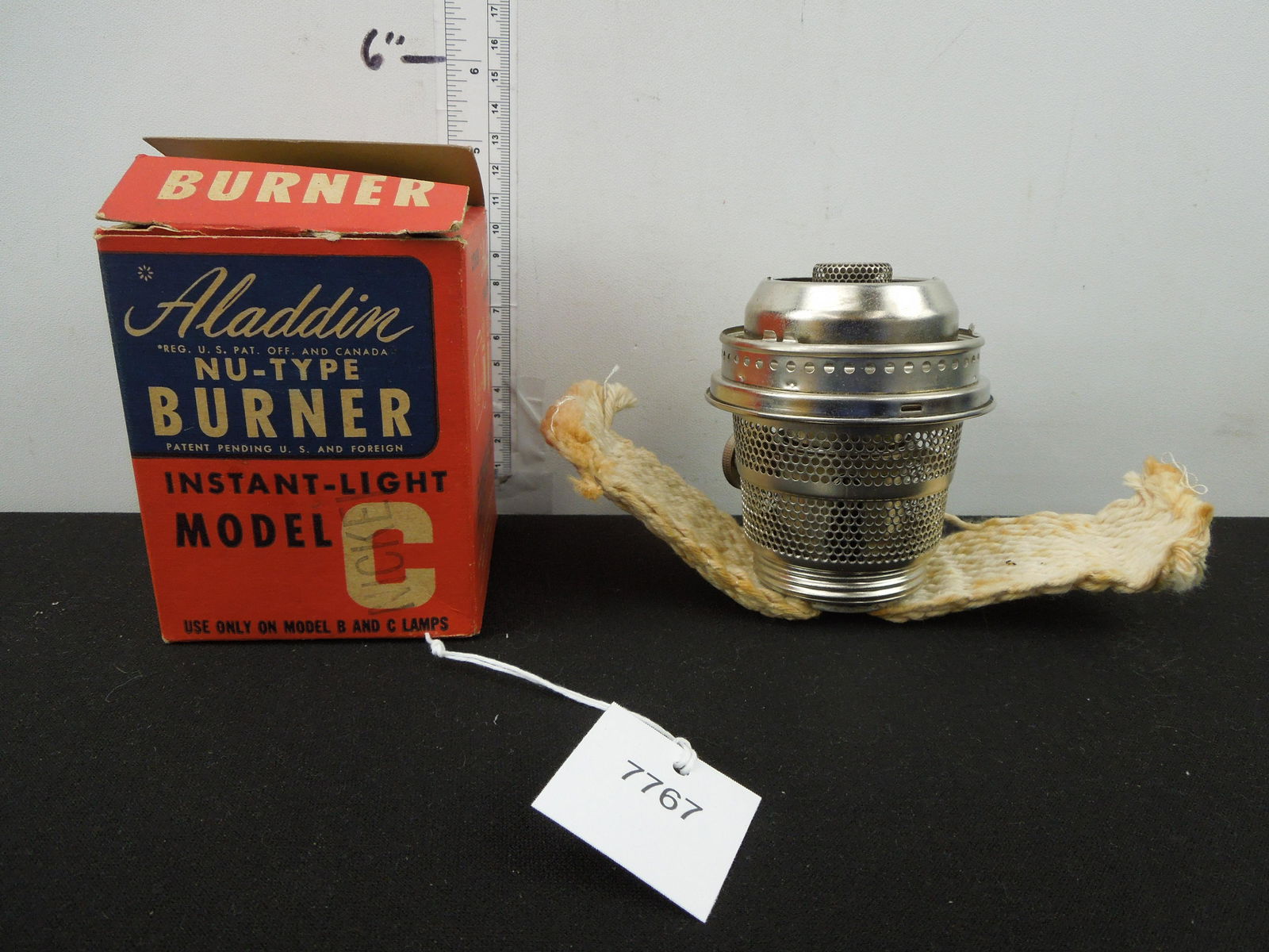 Caboose Lantern  Aladdin Model C, Burner Only, New in Open Box (1 of 4)