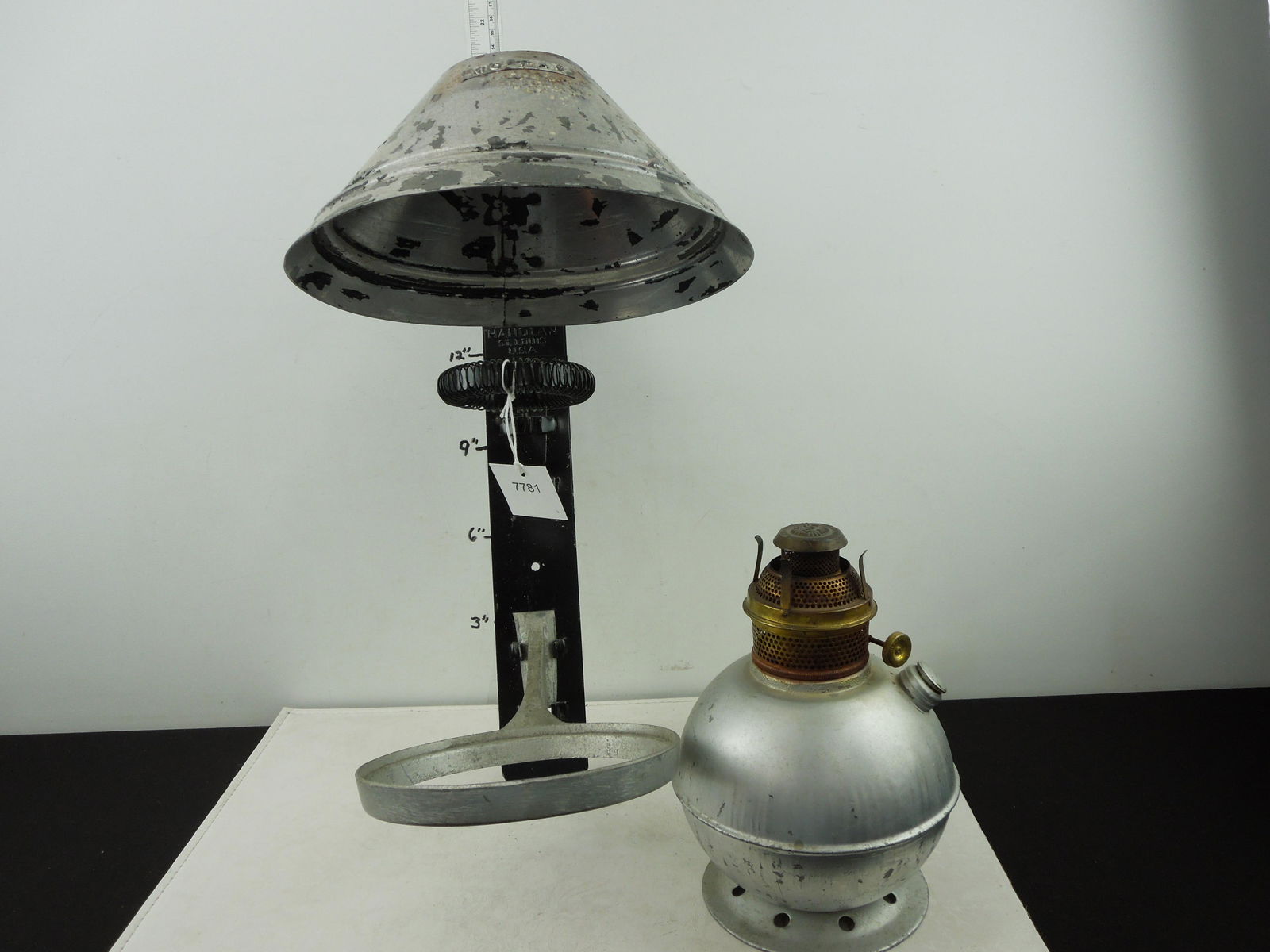 MO PAC Caboose Cannon Ball Lantern  Handlan Kerosene Lantern, Used, Chimney Not Included (1 of 5)