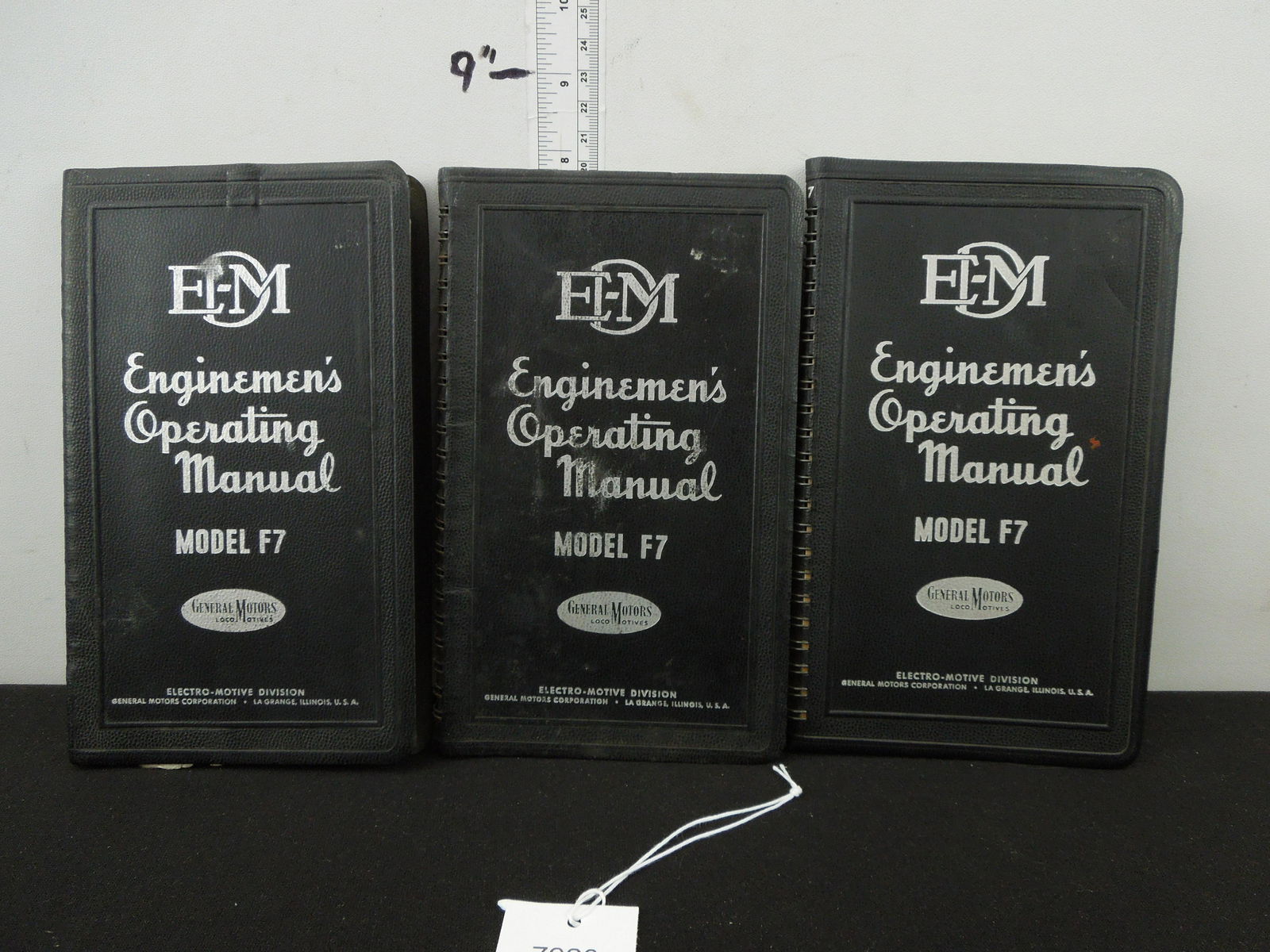 EMD (3) F7 Enginemen's Operating Manuals (1 of 4)