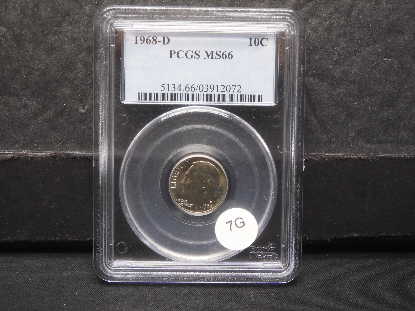 1968-D Roosevelt Dime. PCGS MS66 (1 of 4)