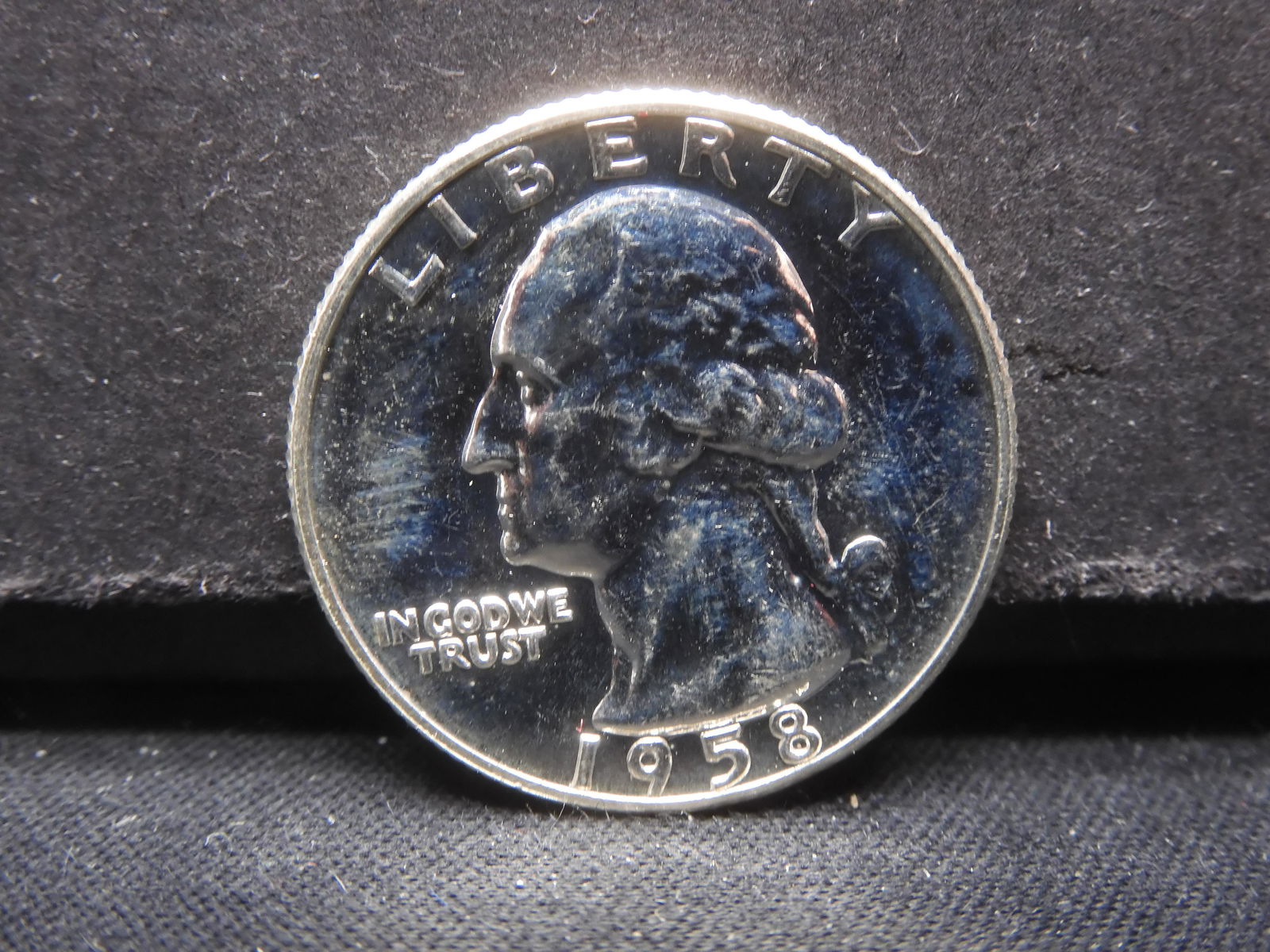 1958 PROOF Washington 25c. 90% Silver (1 of 2)