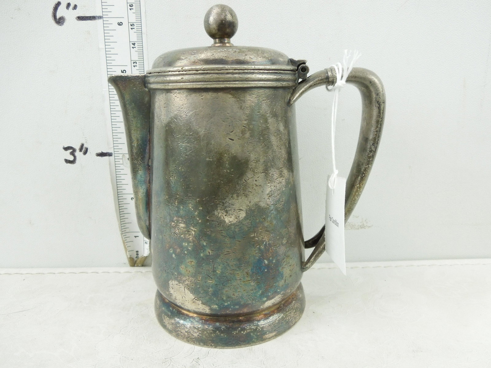 New Haven RR International Silver Tea Pot: New Haven RR International Silver Tea Pot