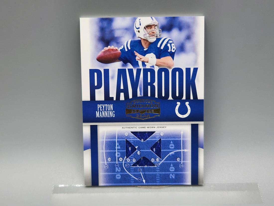 2006 Donruss Playoff Peyton Manning # PB-5 Game Used Jersey 002/250  HOF (1 of 2)