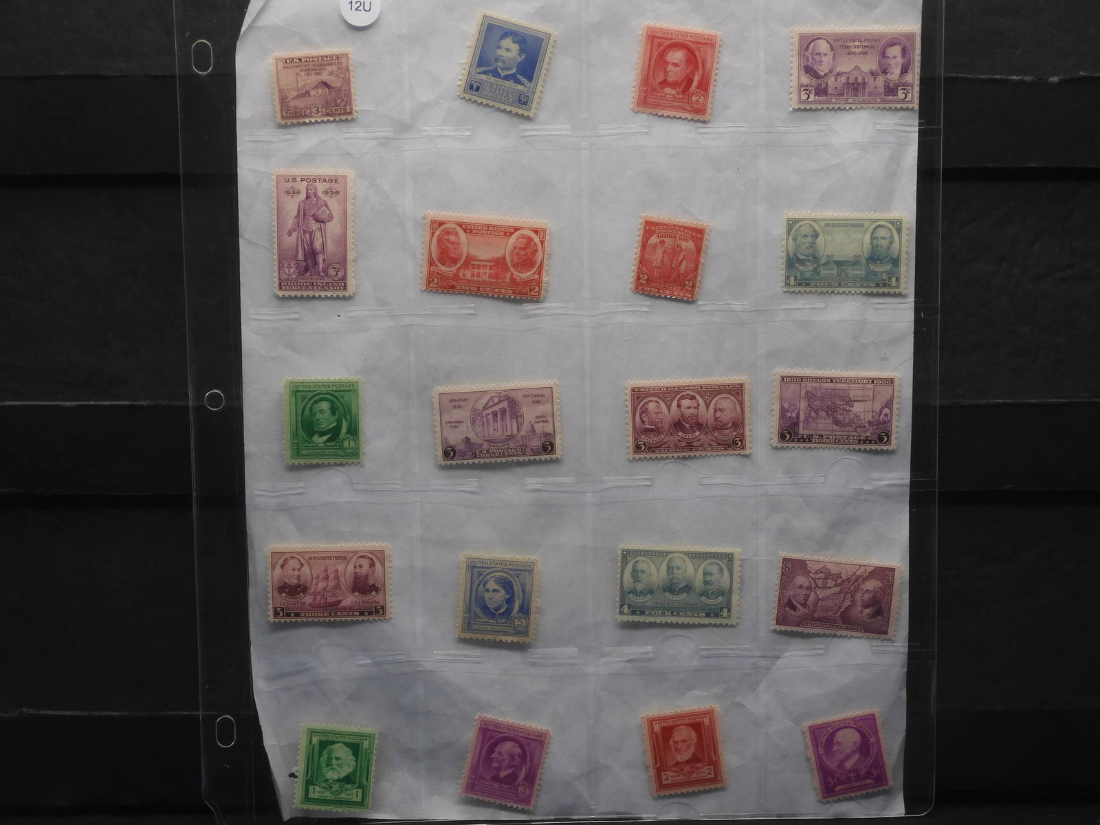 Sheet Of U.s. Postage Stamps Auction