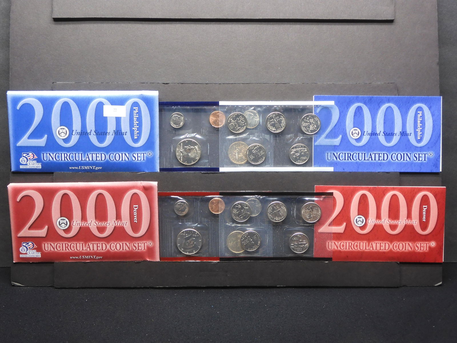 2000-P&D Uncirculated Mint Set OGP (1 of 11)