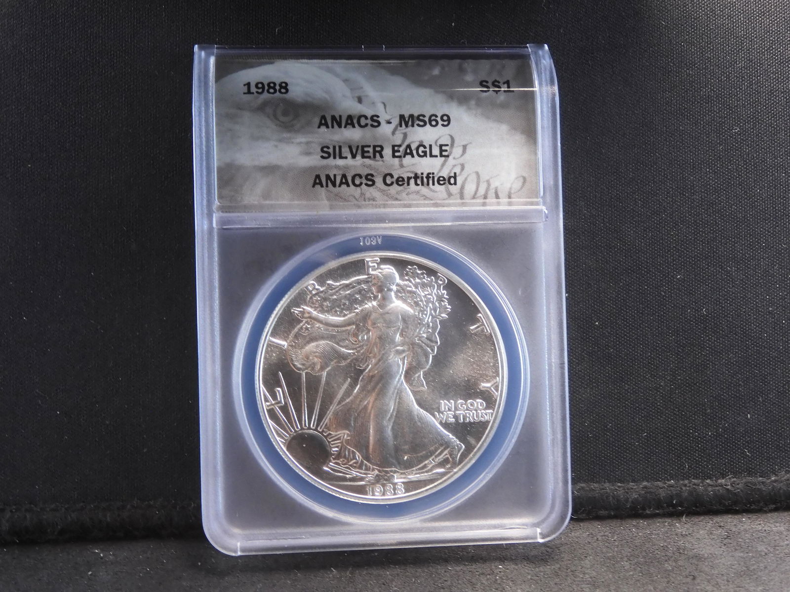 1988 American Silver Eagle - ANACS MS69 (1 of 4)