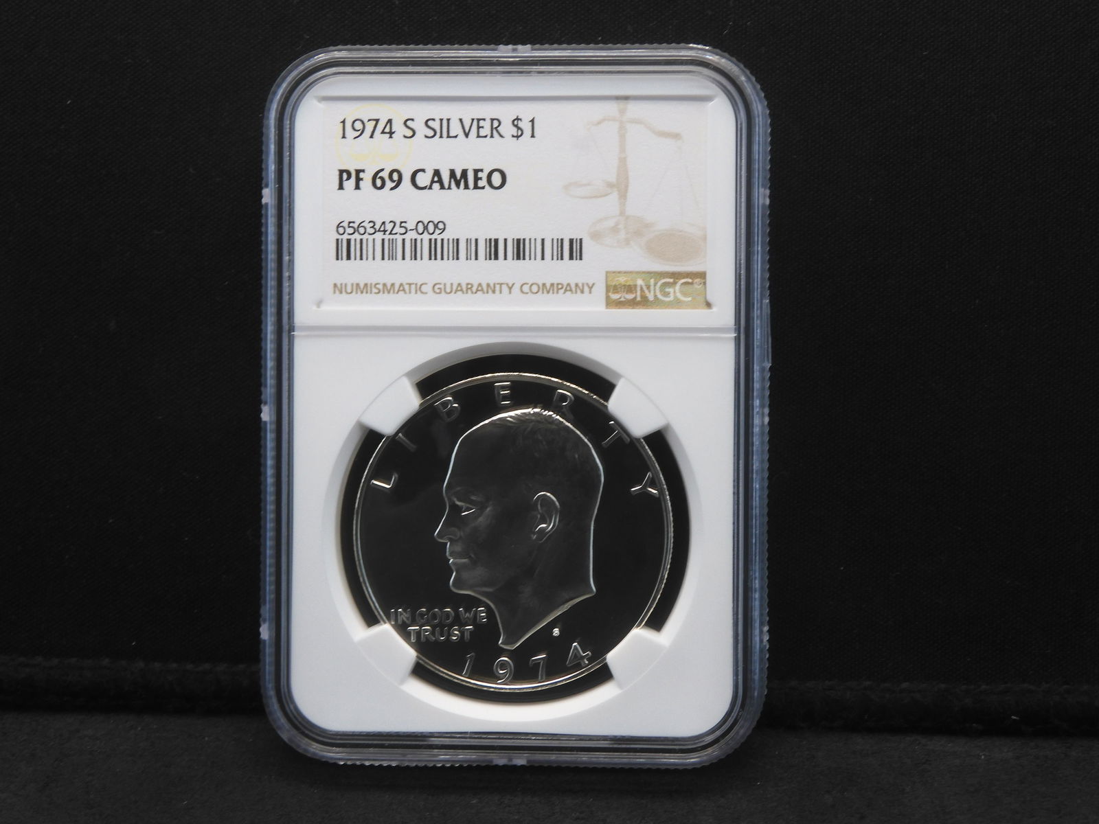 1974-S Eisenhower Silver Dollar - NGC PF69 CAMEO (1 of 4)