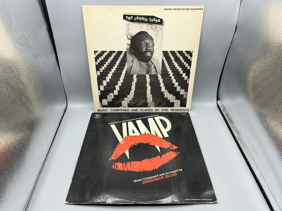 Lot of (2) Vintage Vinyl Albums - The Census Taker & Vamp Original Motion Picture Soundtrack (1 of 4)