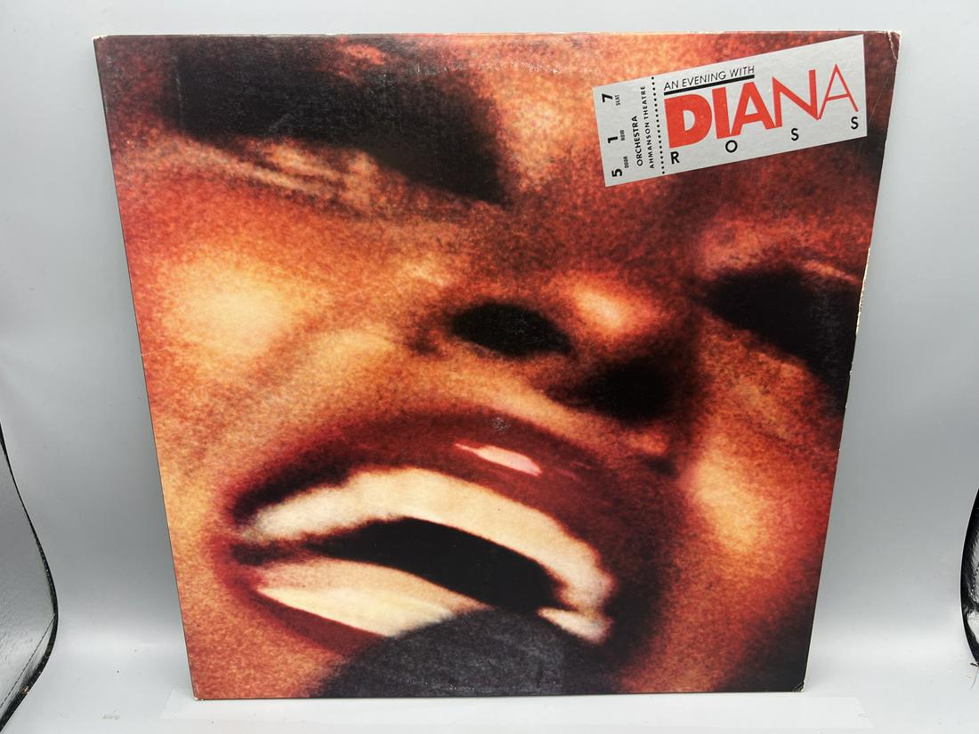 1977 Diana Ross An Evening With Diana Ross Vinyl Album: 1977 Diana Ross An Evening With Diana Ross Vinyl Album