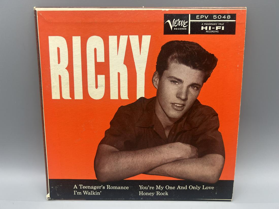 1957 Ricky Nelson Self Titled Extended Play 45 Vinyl Record with Picture Sleeve (1 of 4)
