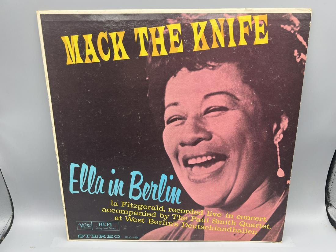 1960 Ella Fitzgerald Mack The Knife - Ella In Berlin Vinyl Album: 1960 Ella Fitzgerald Mack The Knife - Ella In Berlin Vinyl Album