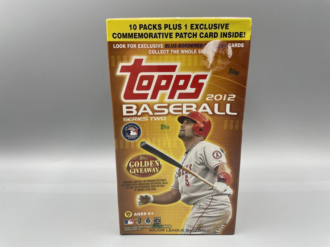 2012 Topps Baseball Series 2 Unopened Blaster Box - Possible Bryce Harper RC, Mike Trout 2nd Year (1 of 3)