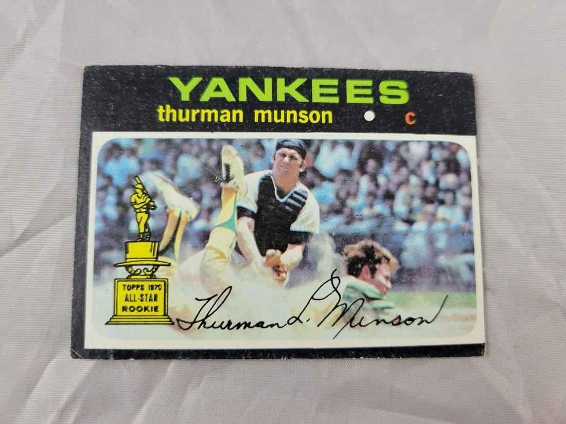 1971 Topps Baseball #20 Thurman Munson (1 of 2)