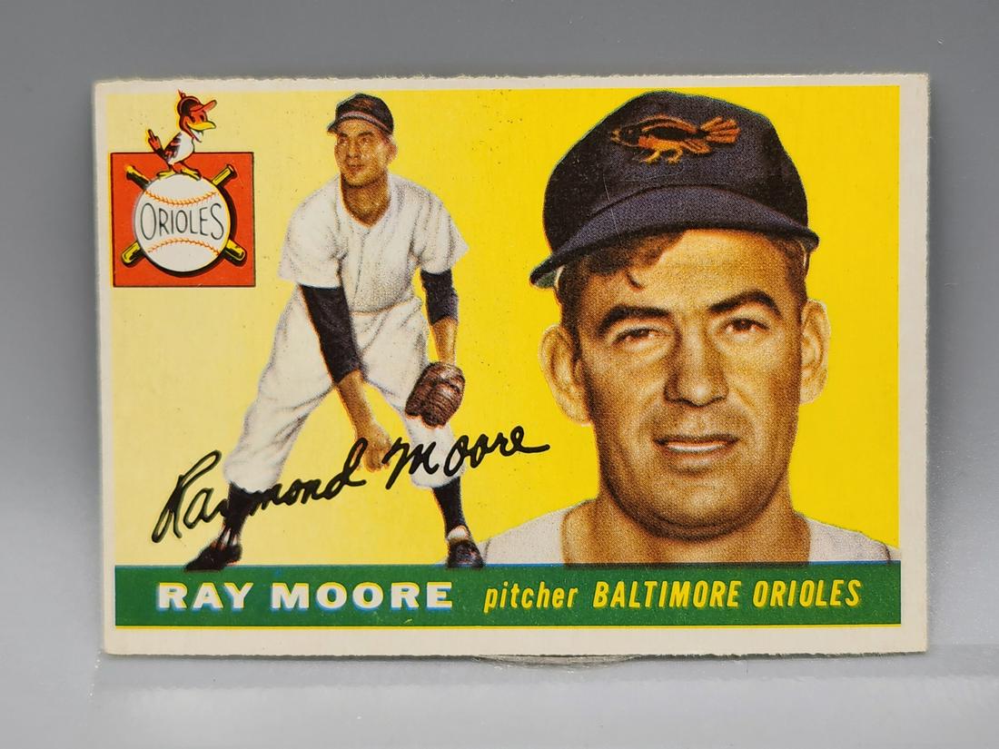 1955 Topps Ray Moore #208 Tough High Number (1 of 2)