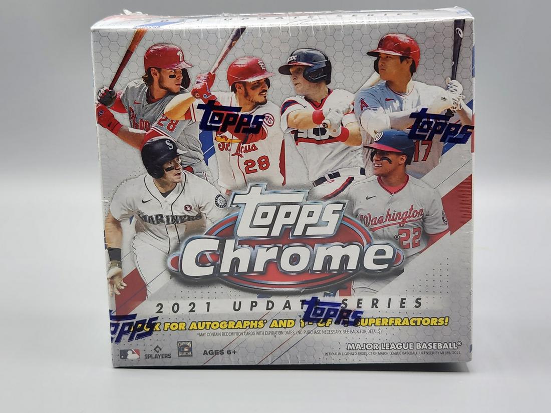 2021 Topps Chrome Update Baseball Mega Box (1 of 2)